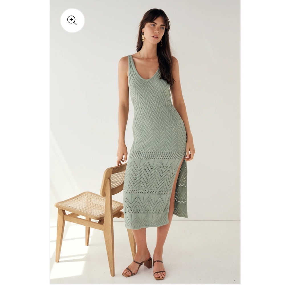 Knit Dress in Green